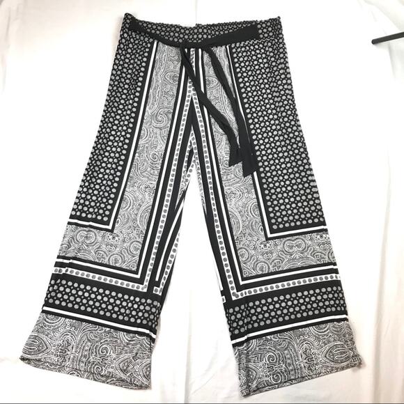 INC Wide Leg Boho Hippie Palazzo Lounge Pants 3X - Picture 2 of 9